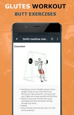 Butt Workout | Glutes Exercise android App screenshot 0