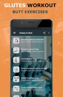 Butt Workout | Glutes Exercise android App screenshot 1